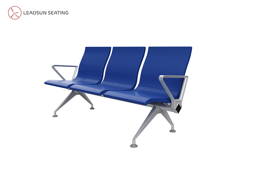 Durable 3-Seat Blue Airport Waiting Chair Durable 3-Seat Blue Airport Waiting Chair
