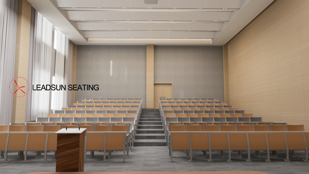Fixed lecture hall chairs