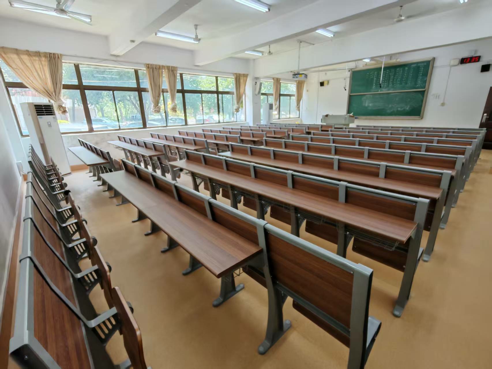Hunan University Fixed School Desks and Chairs-7