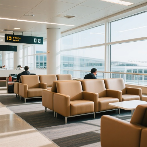 Airport transit lounge