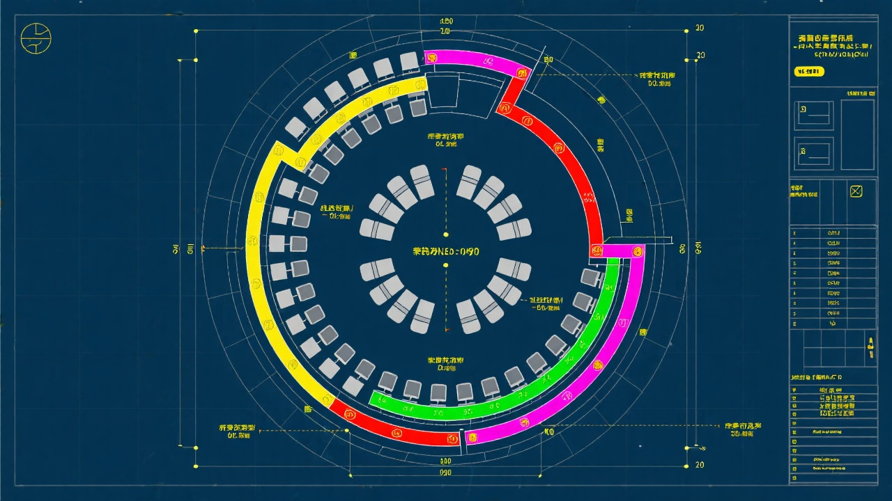 Cluster seating arrangement with accessibility aisles