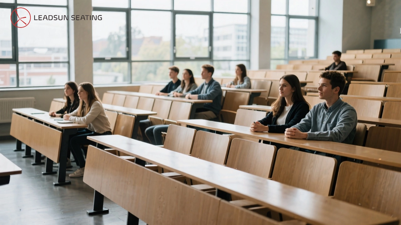 Modern-college-lecture-hall-desks-and-chairs-leadsunseating Modern college lecture hall desks and chairs leadsunseating