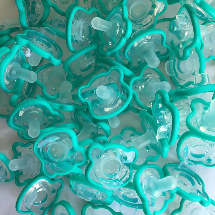 Two-color liquid silicone baby pacifier - TYM