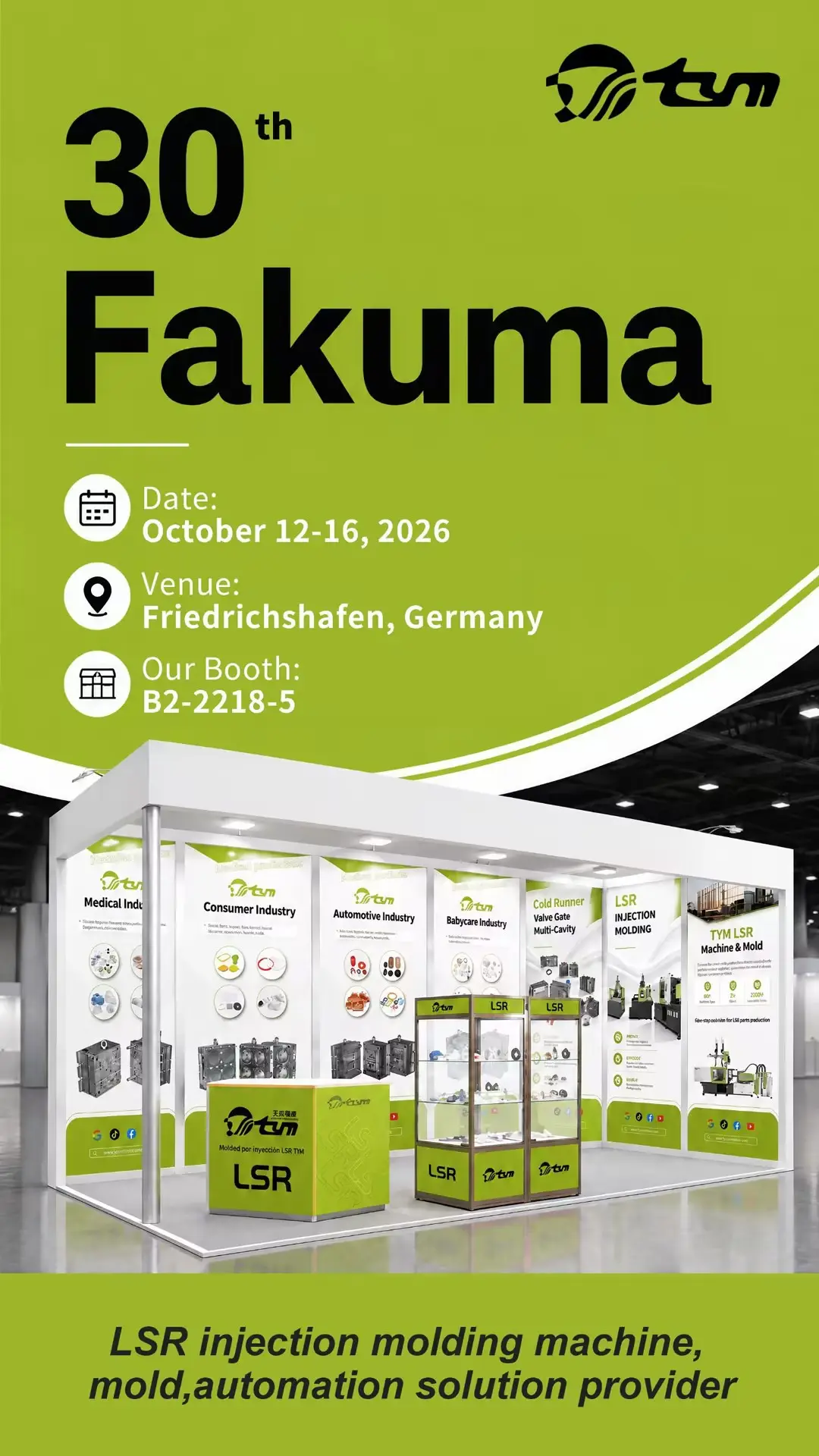 FAKUMA – International Trade Fair for Plastics Processing - TYM