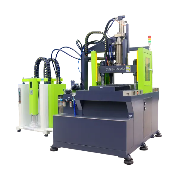 Vertical LSR injection molding machine for rotary silicone molding production - TYM