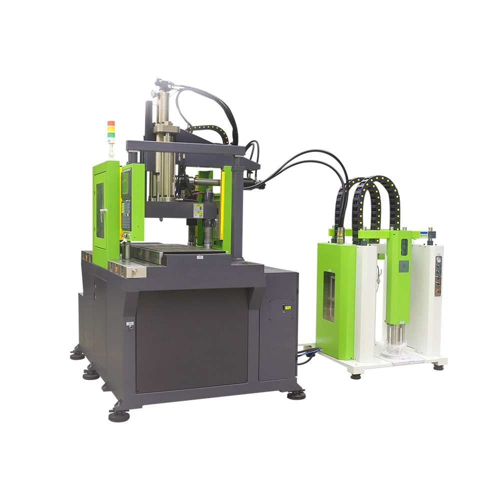 Vertical rotary liquid silicone injection molding machine with LSR dosing system - TYM