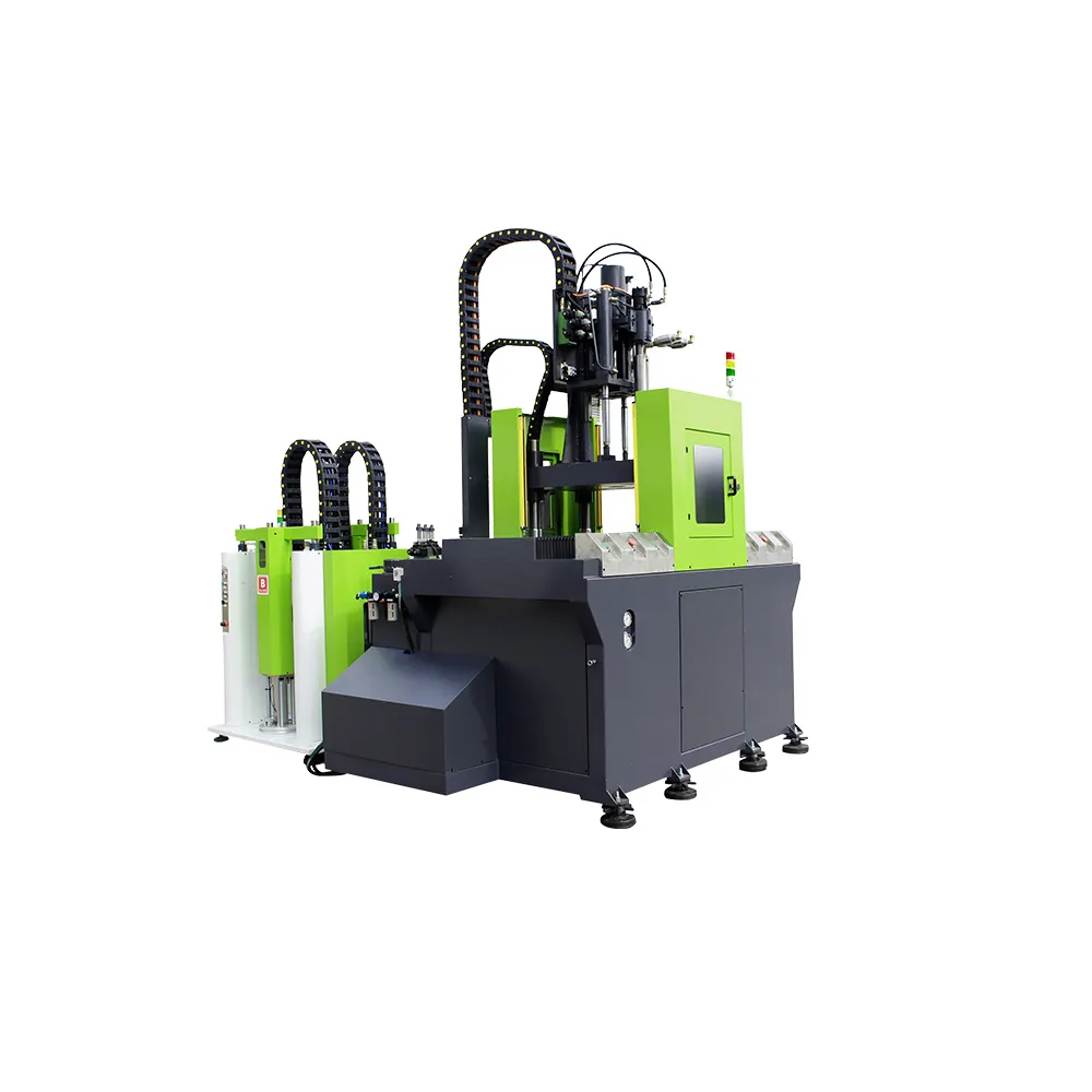 Compact vertical rotary LSR molding machine for liquid silicone production - TYM