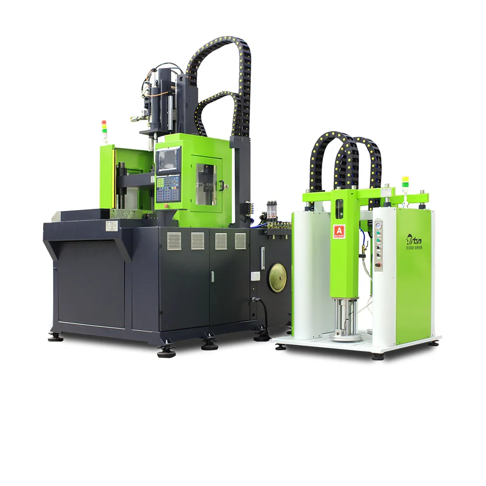 Vertical rotary LSR machine with integrated liquid silicone feeding system - TYM