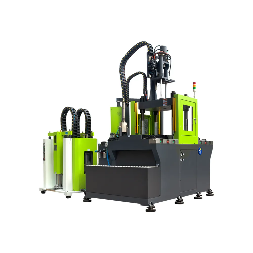 Vertical liquid silicone injection molding machine for rotary table LSR molding - TYM
