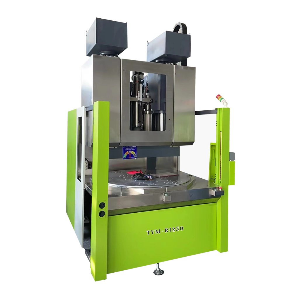 Vertical turntable LSR injection molding machine for rotary silicone molding - TYM