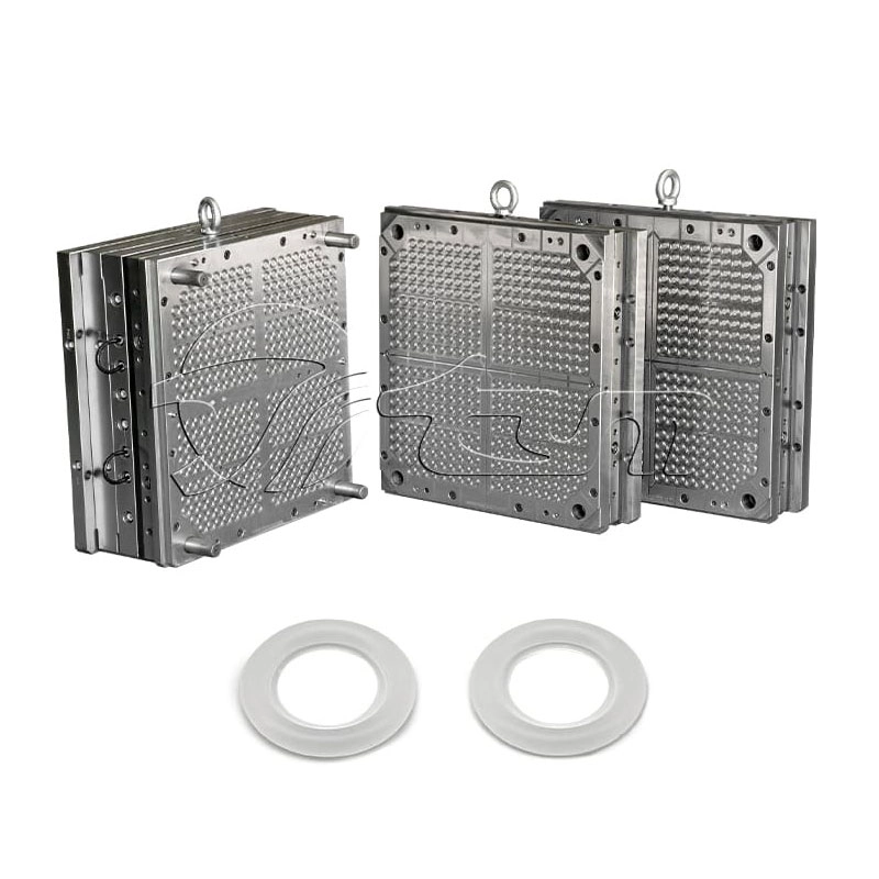 Standard 2-platen LSR mold for silicone O-rings and seal parts - TYM