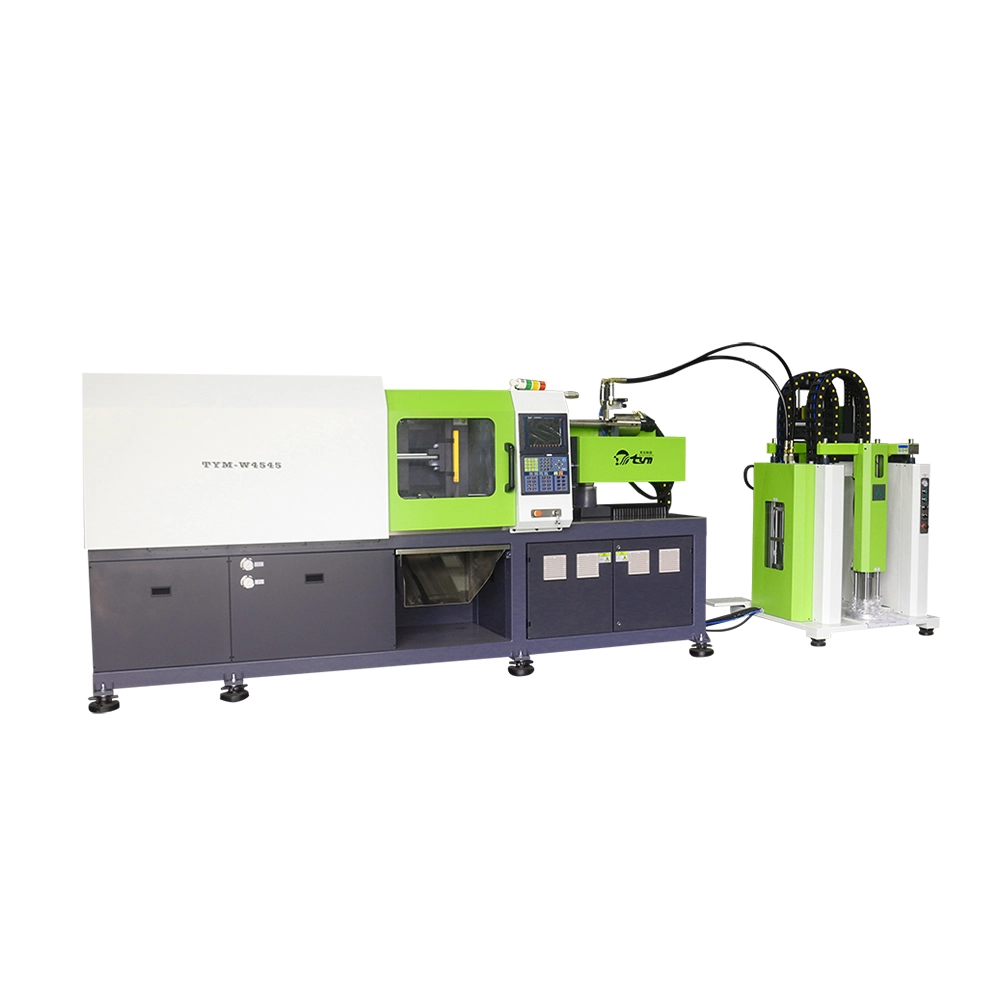 Horizontal silicone molding machine with integrated LSR feeding system - TYM