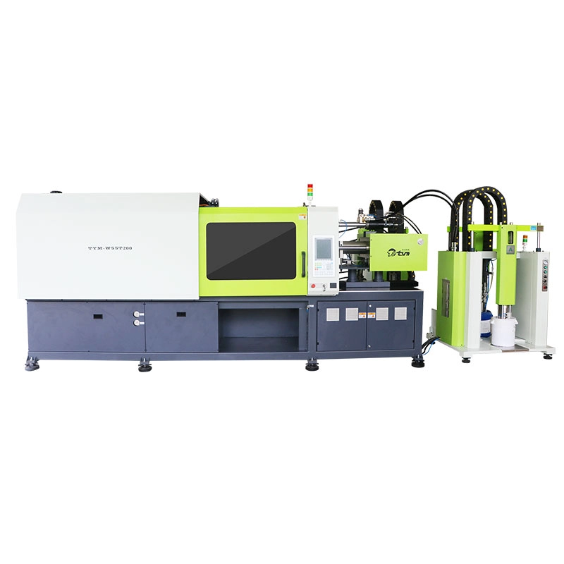 Horizontal 2K double-color LSR injection molding machine with silicone dosing system - TYM