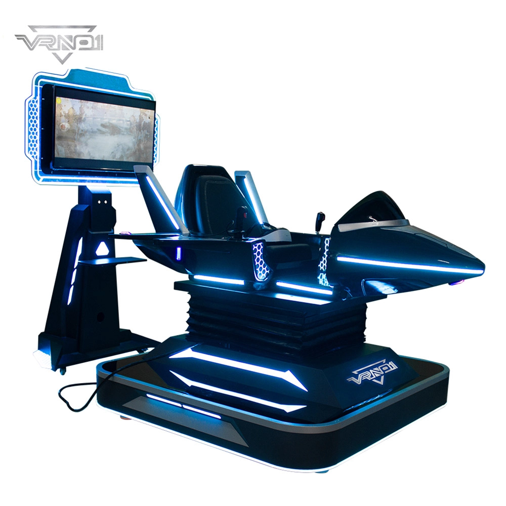 Simulador de vuelo de avión Thunder Fighter (VR 9D) con rotación de 360 ​​grados para un jugador - VRN0.1