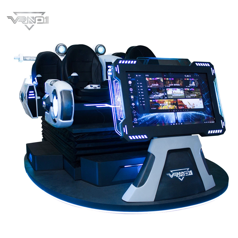 Cine de realidad virtual 9D, plataforma de 6 grados de libertad, 6 asientos, nave espacial familiar de realidad virtual - VRN0.1