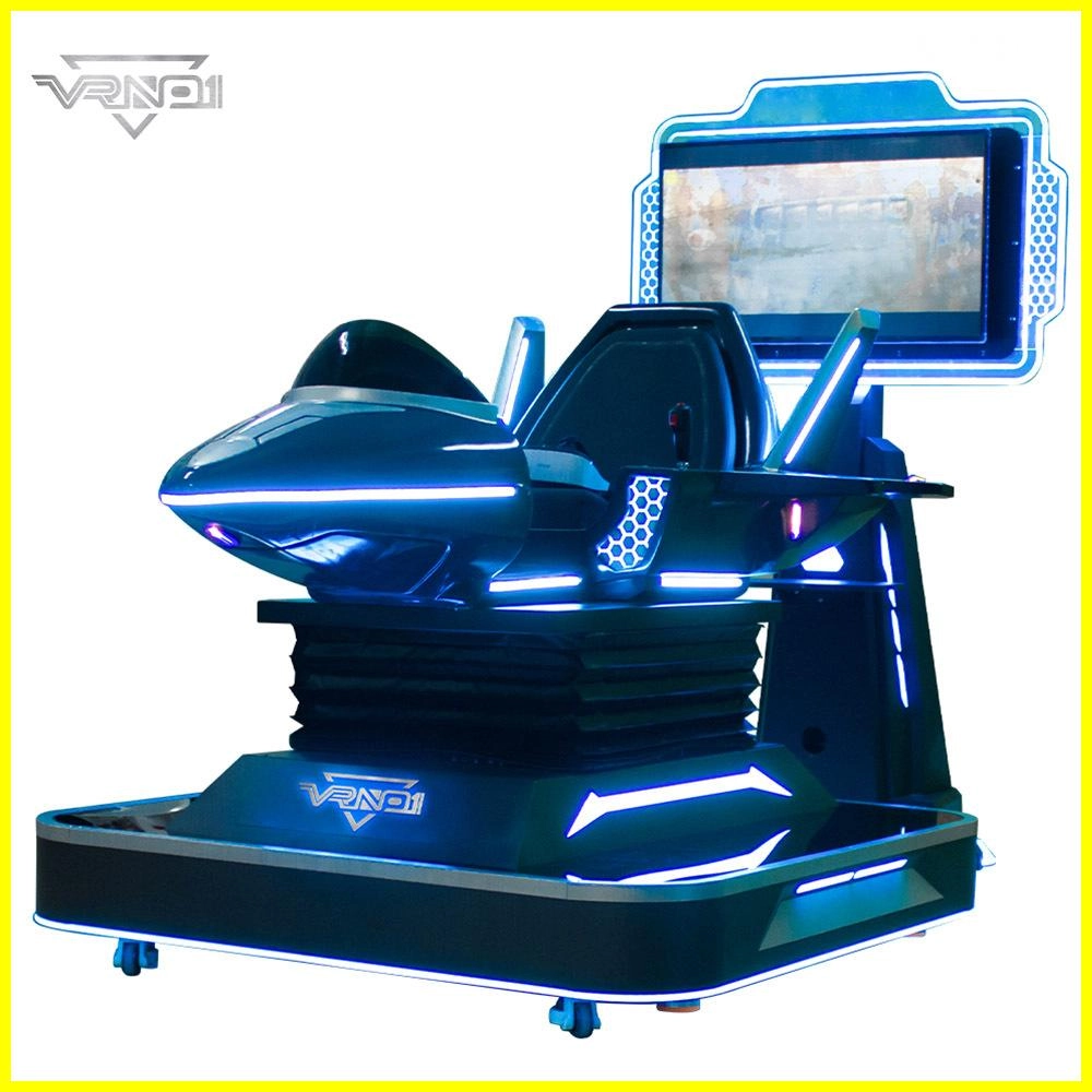 Single-Player 360 Degree Rotation 9D VR Flight Airplane Simulator Thunder Fighter - VRN0.1