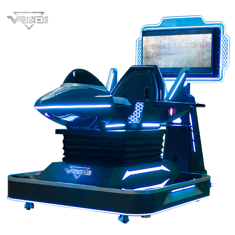 Simulador de vuelo de avión Thunder Fighter (VR 9D) con rotación de 360 ​​grados para un jugador - VRN0.1