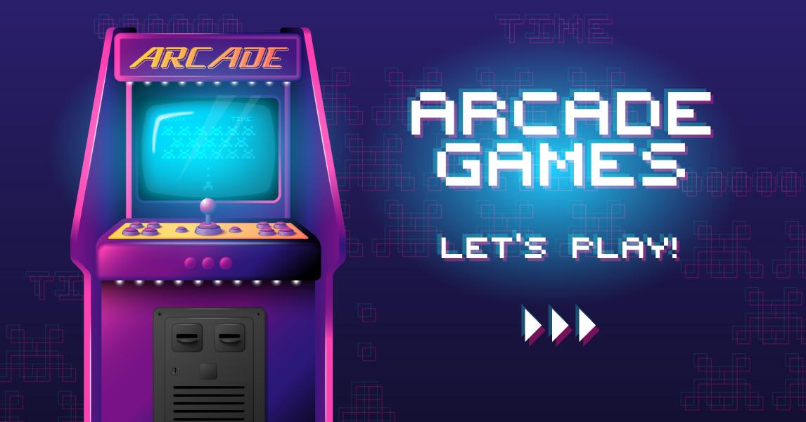 consola de juegos arcade Consola de juegos arcade retro con joystick y botones, lista para jugar.