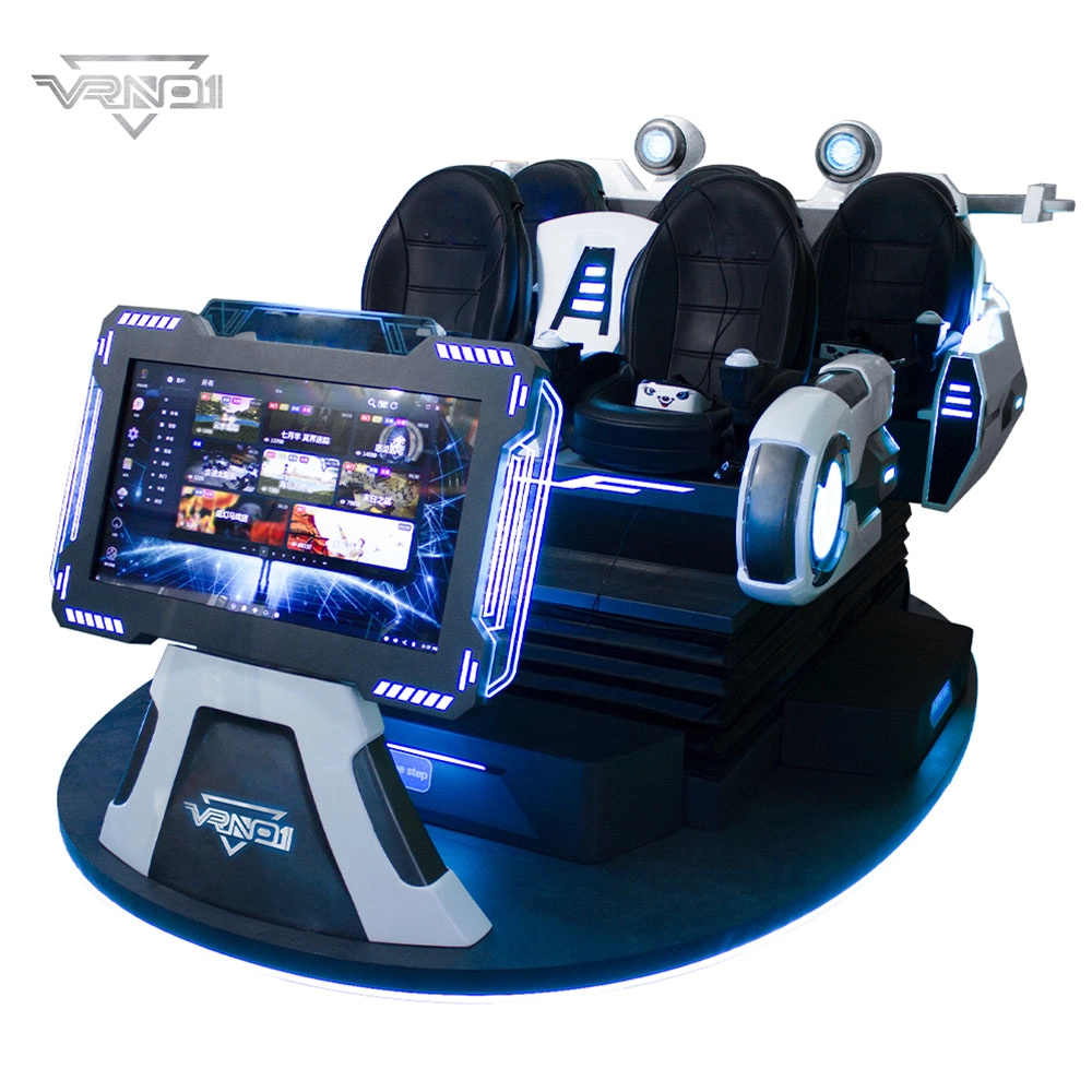Cine de realidad virtual 9D, plataforma de 6 grados de libertad, 6 asientos, nave espacial familiar de realidad virtual - VRN0.1