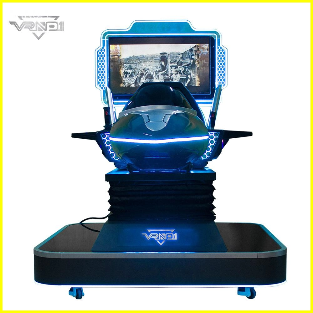 Simulador de vuelo de avión Thunder Fighter (VR 9D) con rotación de 360 ​​grados para un jugador - VRN0.1