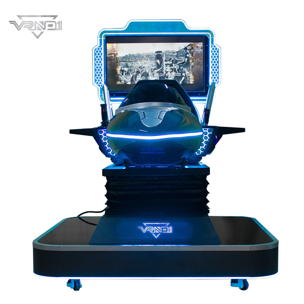 Single-Player 360 Degree Rotation 9D VR Flight Airplane Simulator Thunder Fighter - VRN0.1