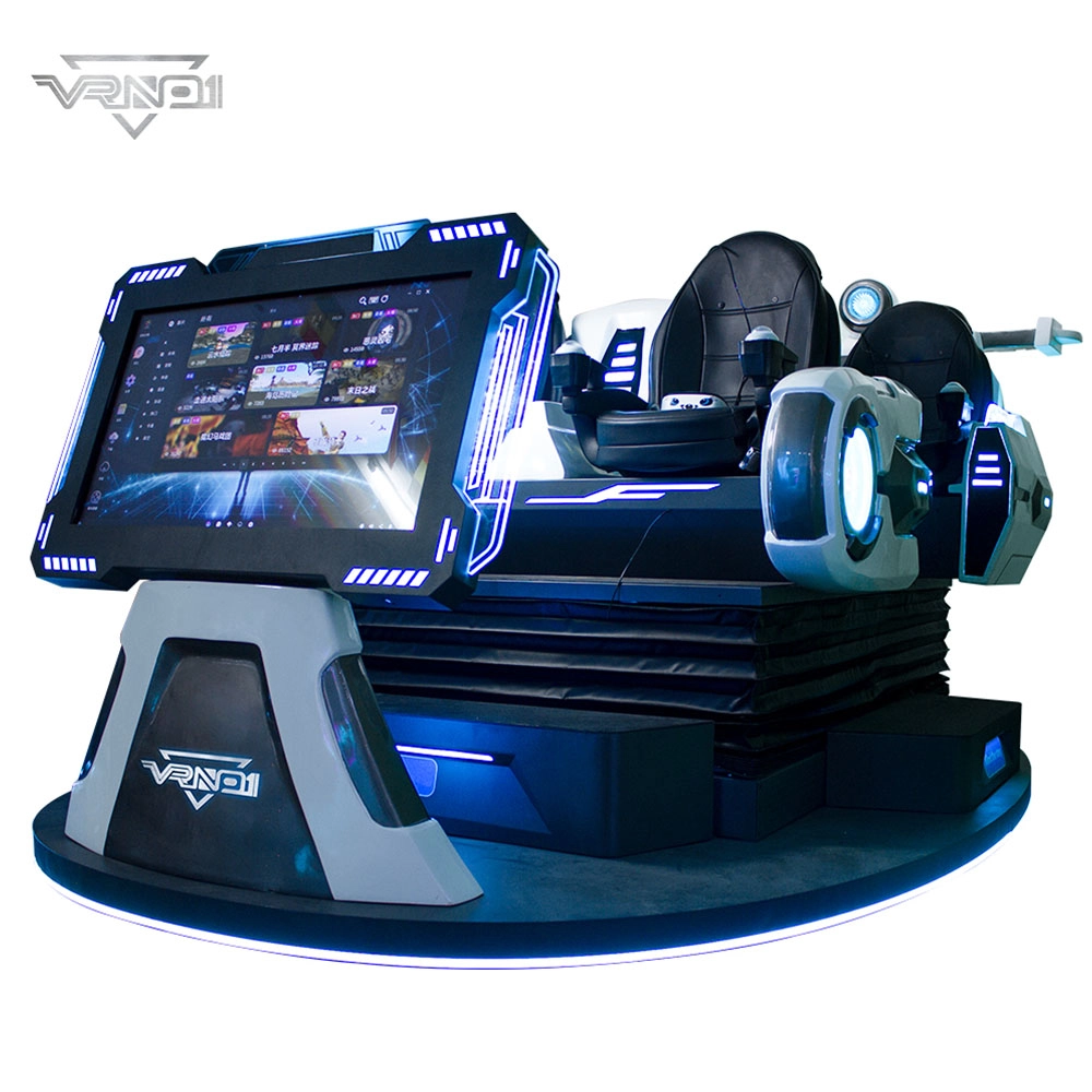 Cine de realidad virtual 9D, plataforma de 6 grados de libertad, 6 asientos, nave espacial familiar de realidad virtual - VRN0.1