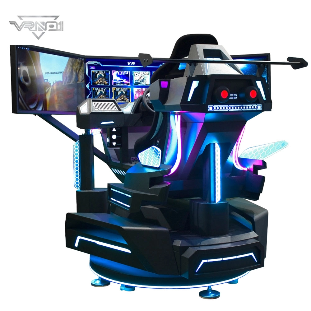 Aventura, genial, emocionante, moda, rotación de 360°, 3 pantallas, dinámico, coche de carreras - VRN0.1
