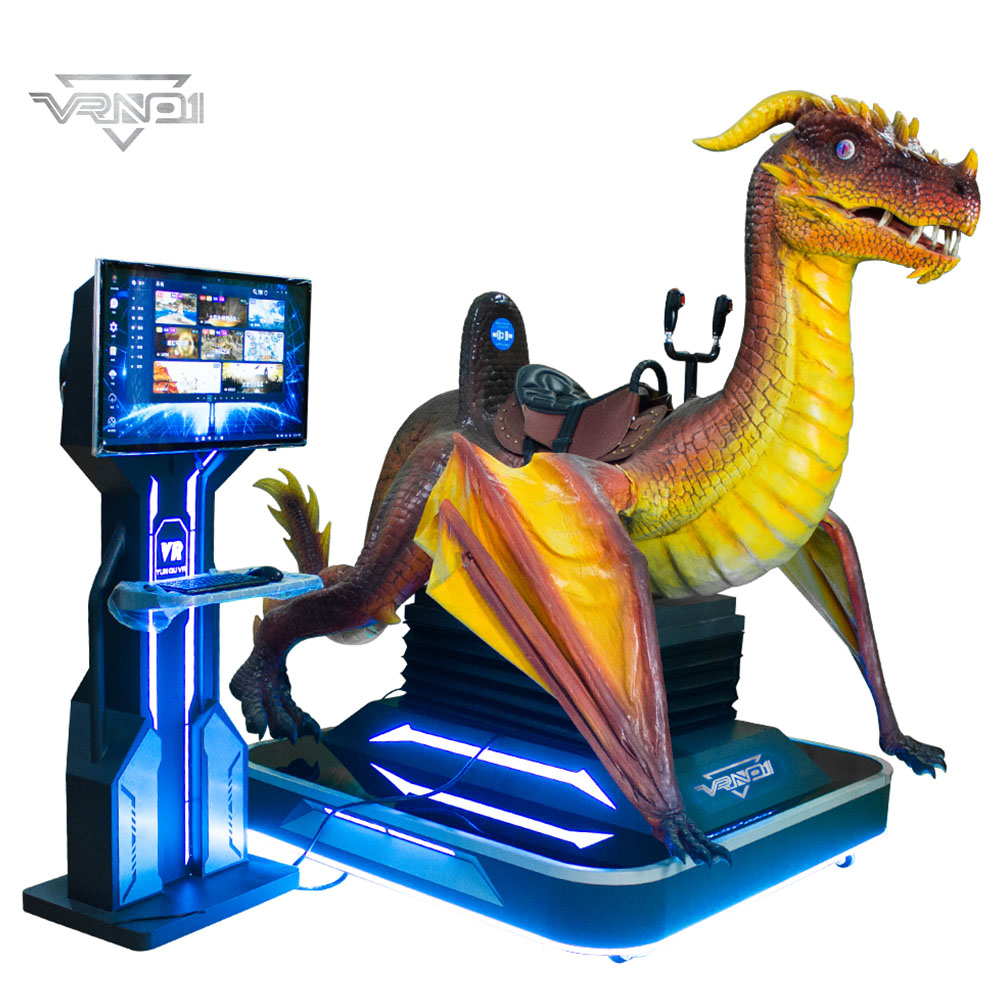 Centro temático del parque de atracciones de tecnología VR Wyvern Knight Nuevo equipo VR Dragon Knight Dinosaurio VR