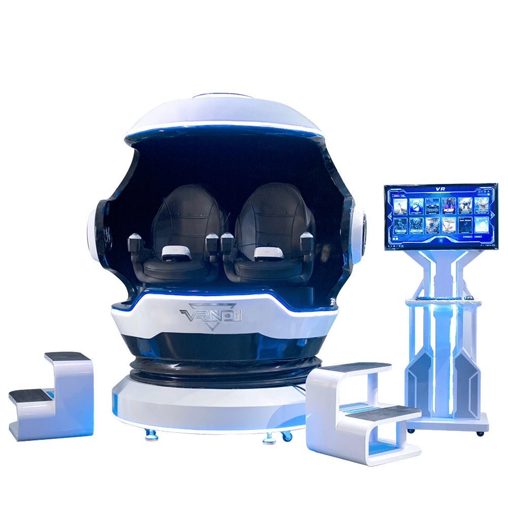 Simulador de realidad virtual con cápsula en forma de panda - VRN0.1