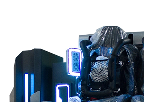 Silla giratoria de cine VR de 720 grados con dos asientos - VRN0.1 Montaña rusa de realidad virtual giratoria de 720 grados con dos asientos y silla de cine VR - VRN0.1