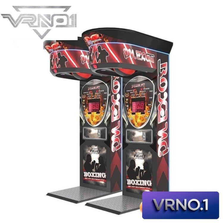 Black and red boxing game machine (1)