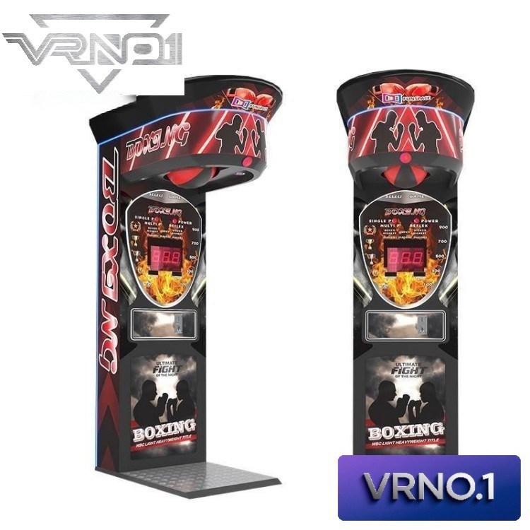 Black and red boxing game machine (3)