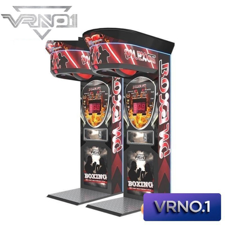 Black and red boxing game machine (4)