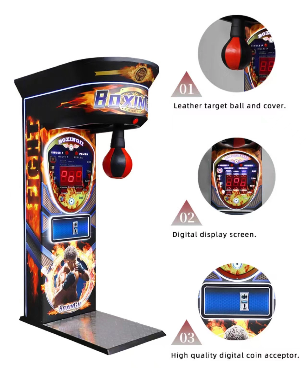 Boxing game machine made of hardware (1) - VRN0.1
