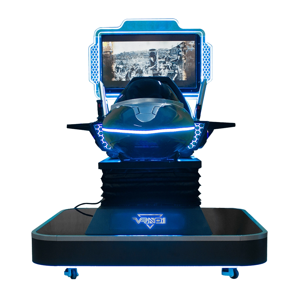Simulador de vuelo de avión de combate Thunder Fighter para un jugador con rotación de 360 grados en 9D VR - VRN0.1 Simulador de vuelo de avión Thunder Fighter (VR 9D) con rotación de 360 grados para un jugador - VRN0.1