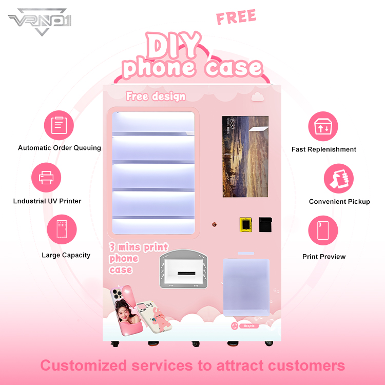 Cute Appearance Phone Case DIY Vending Machine (5)