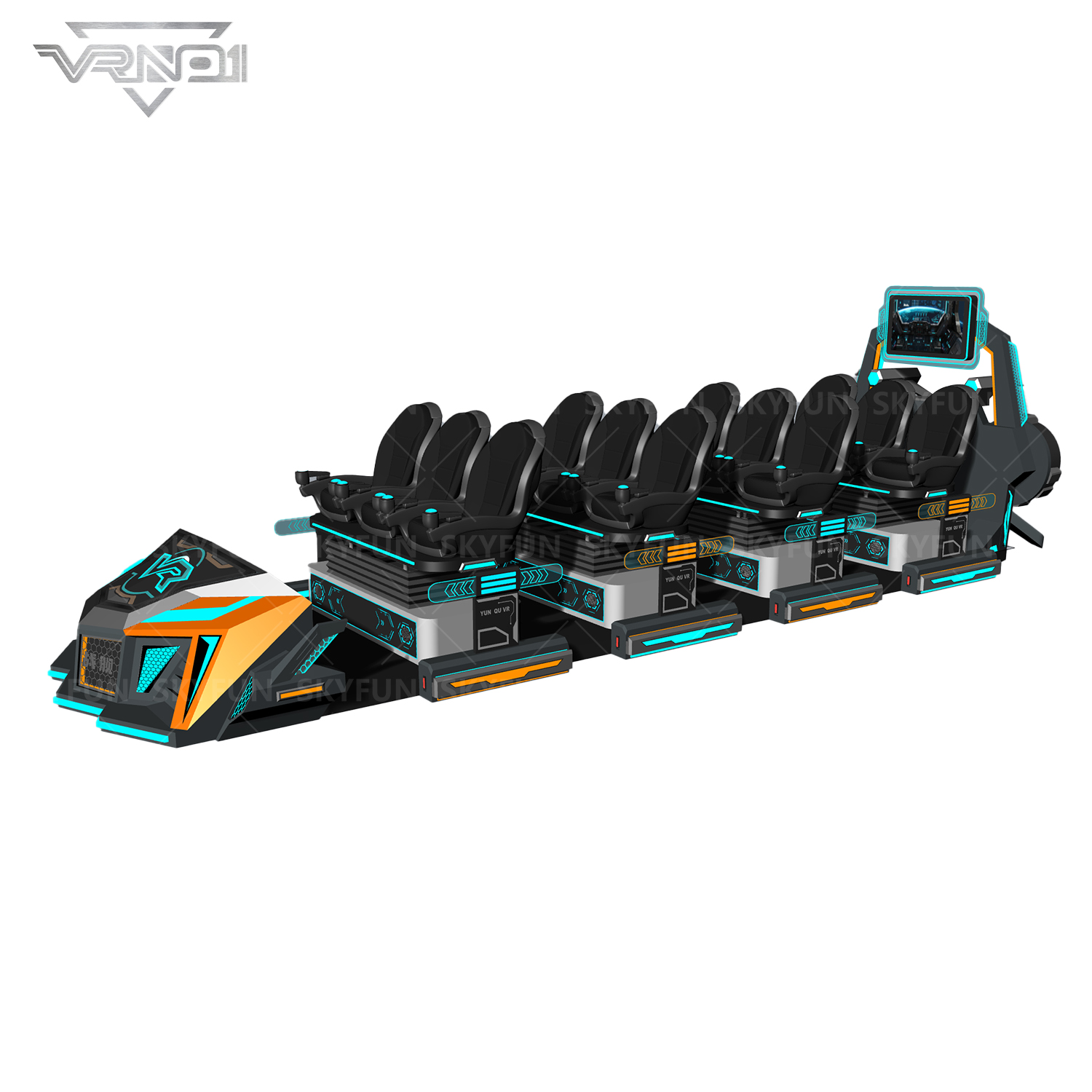 Nave espacial de realidad virtual de 12 asientos