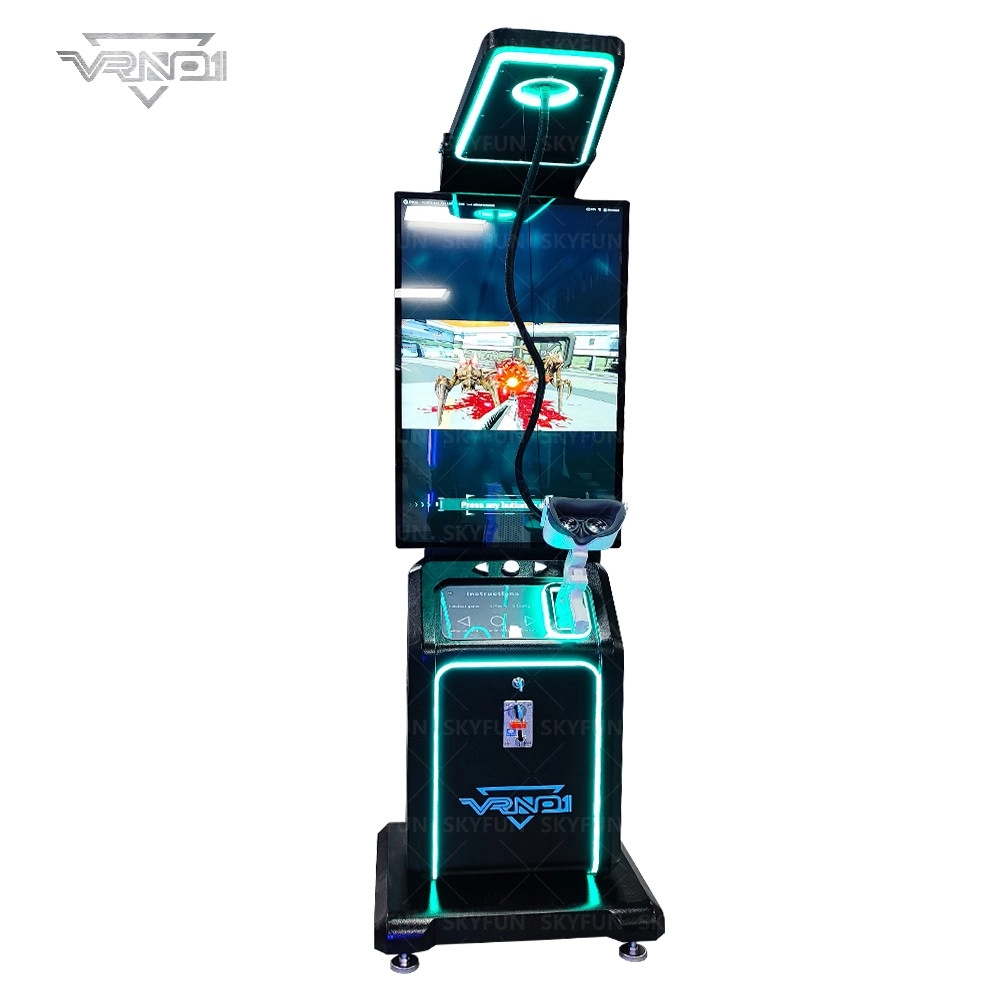 Máquina de juegos de realidad virtual (VR) fácil de usar, con simulador de disparos, multijuegos, de autoservicio, de boxeo y con monedas (2) - VRN0.1 Máquina de juego de simulación de disparos de VR fácil de usar, con múltiples juegos de autoservicio, de boxeo y con monedas (2) - VRN0.1