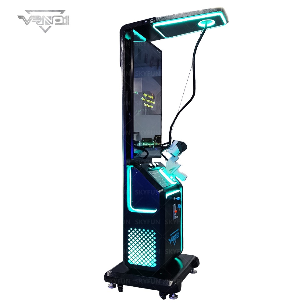 Máquina de juego de simulación de disparos de VR con monedas, multijuegos de boxeo de VR de autoservicio y fácil de operar (4)