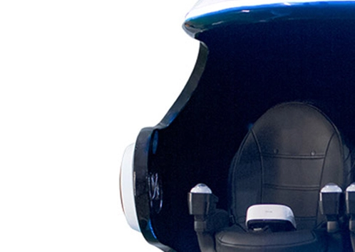 Cápsula de realidad virtual que simula el juego espacial - VRN0.1