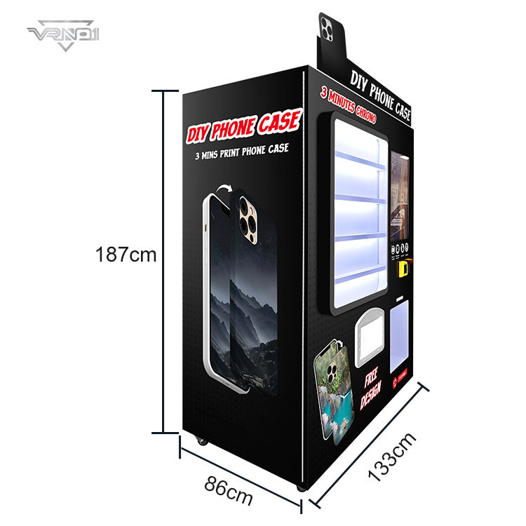 Intelligent Touch Screen Automatic Vending Machine Diy Phone Case Vending Machine with Credit Card Payment System (2)
