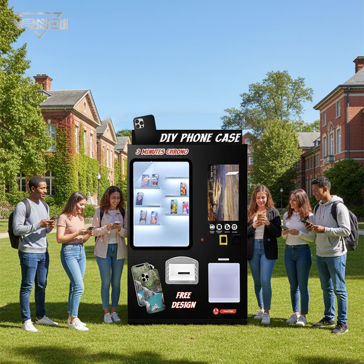 Intelligent Touch Screen Automatic Vending Machine Diy Phone Case Vending Machine with Credit Card Payment System (5)