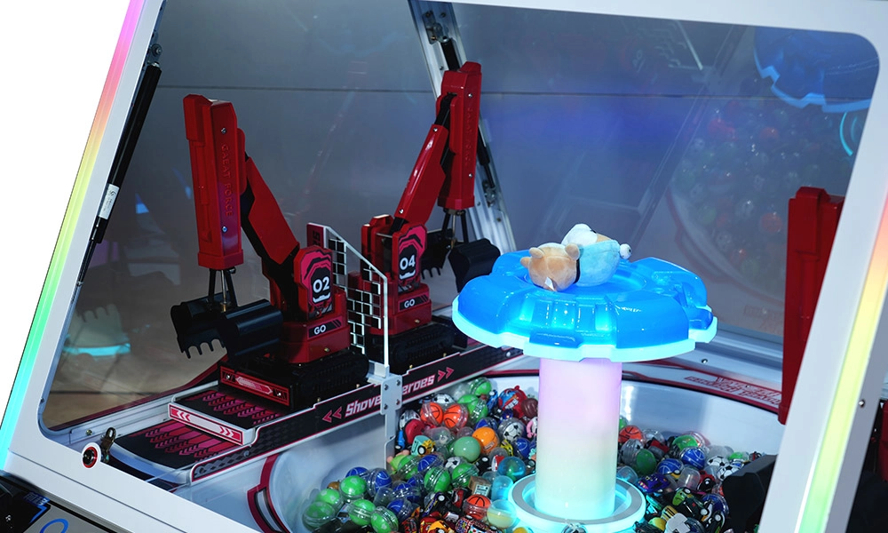 Máquina recreativa comercial de refrigerios a gran escala, máquina de juego con brazo robótico pequeño, operada con monedas, para extraer azúcar (12) - VRN0.1 Máquina de aperitivos comercial de arcade a gran escala, máquina de juego con brazo robótico pequeño que funciona con monedas para excavar azúcar (12) - VRN0.1