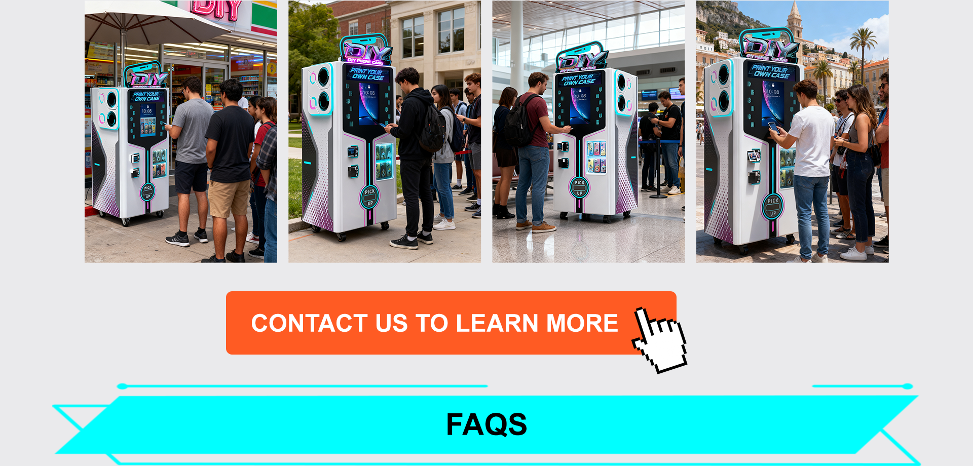 New DIY Phone Case Printing Self-Service Vending Machine Available (20) New DIY Phone Case Printing Self-Service Vending Machine Available (20)