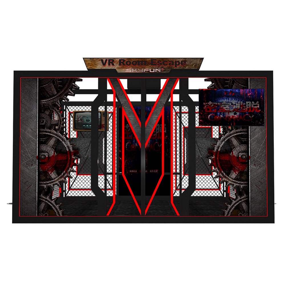vr manufacturer  9D Shooting game machine vr theme park product vr escape room simulator