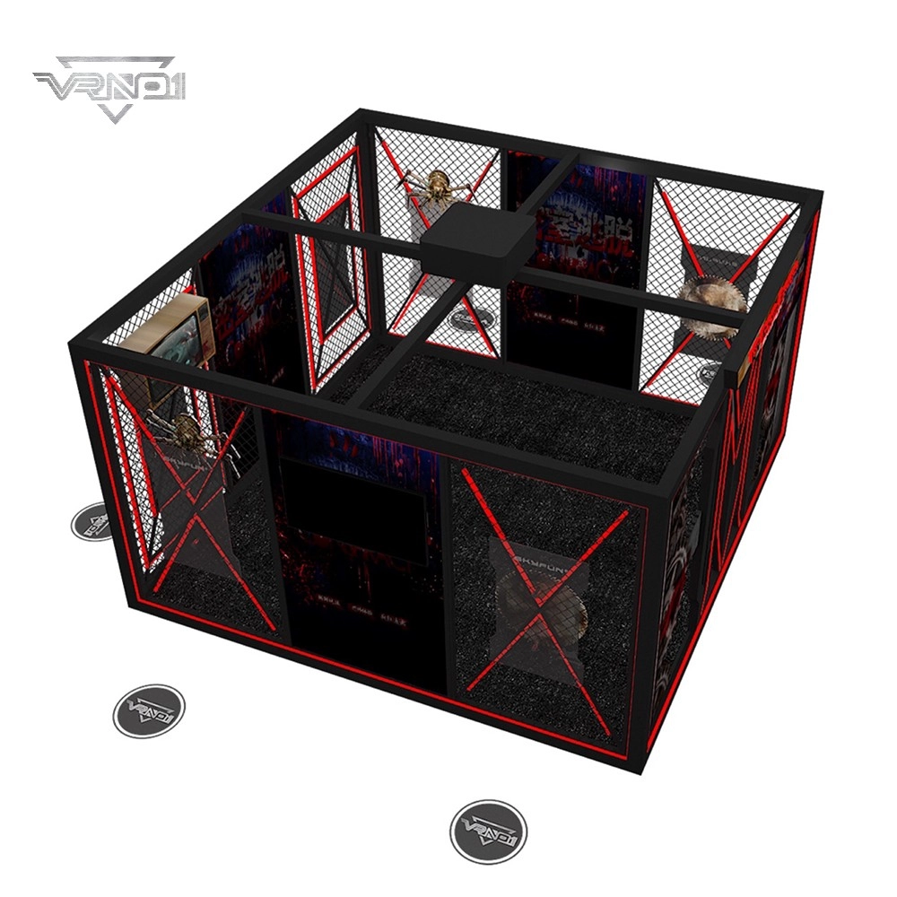 Simulador de rompecabezas interactivo en 9D de realidad virtual para dos jugadores, juego de escape multijugador - VRN0.1