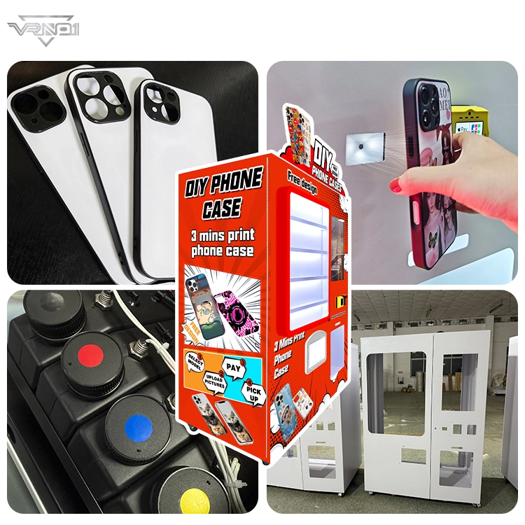 Shopping Mall Digital Touch Screen Phone Case Printing Vending Machine Intelligent Automatic Diy Phone Case Vending Machine (4) - VRN0.1