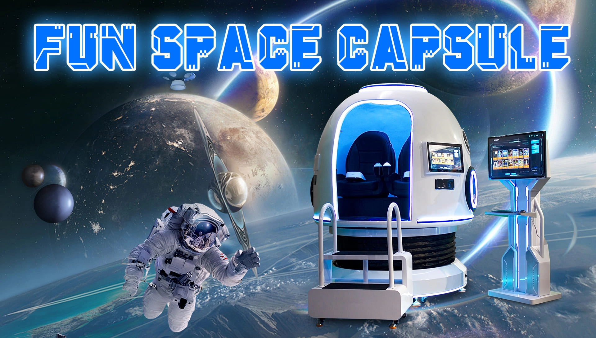 Simular viajes espaciales Asientos VR Space Capsule Cinema Simulator (1) (1) - VRN0.1