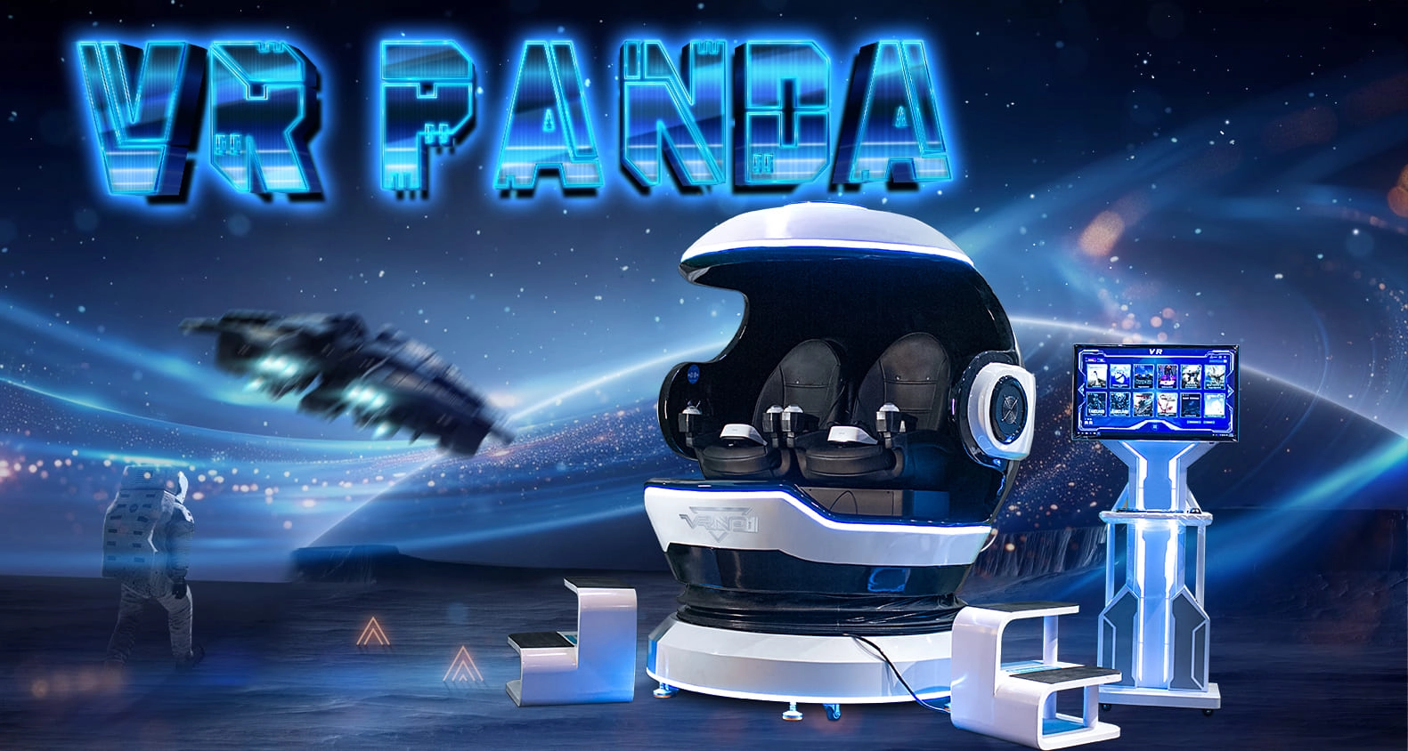 Cápsula de realidad virtual que simula el juego espacial (1) - VRN0.1