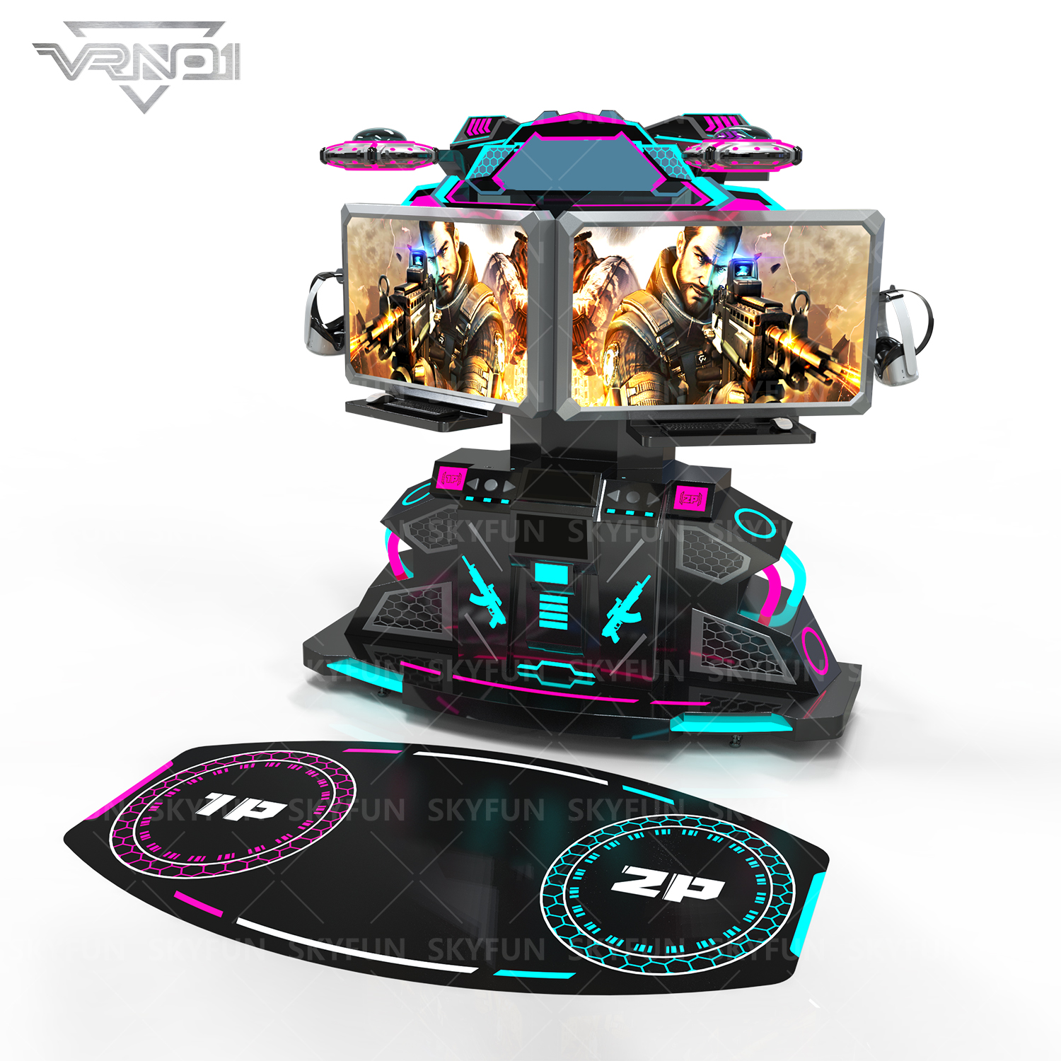 VR Peace Mission Two-Player Battle Platform (2)